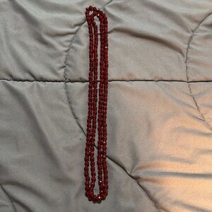 Elegant maroon Beaded Necklace